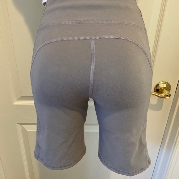 URBAN OUTFITTERS Gray Bike Biker Compression Shorts Long Line S Small Gray/Taupe - Picture 2 of 8